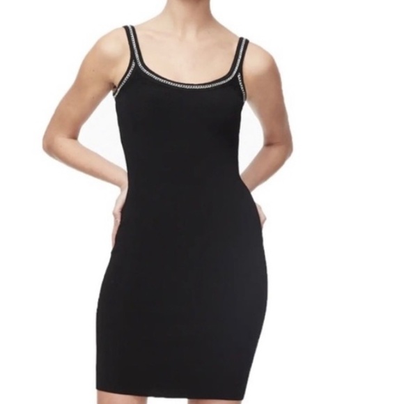 𝅺NWT Good American Chain knit tank dress - Picture 3 of 8